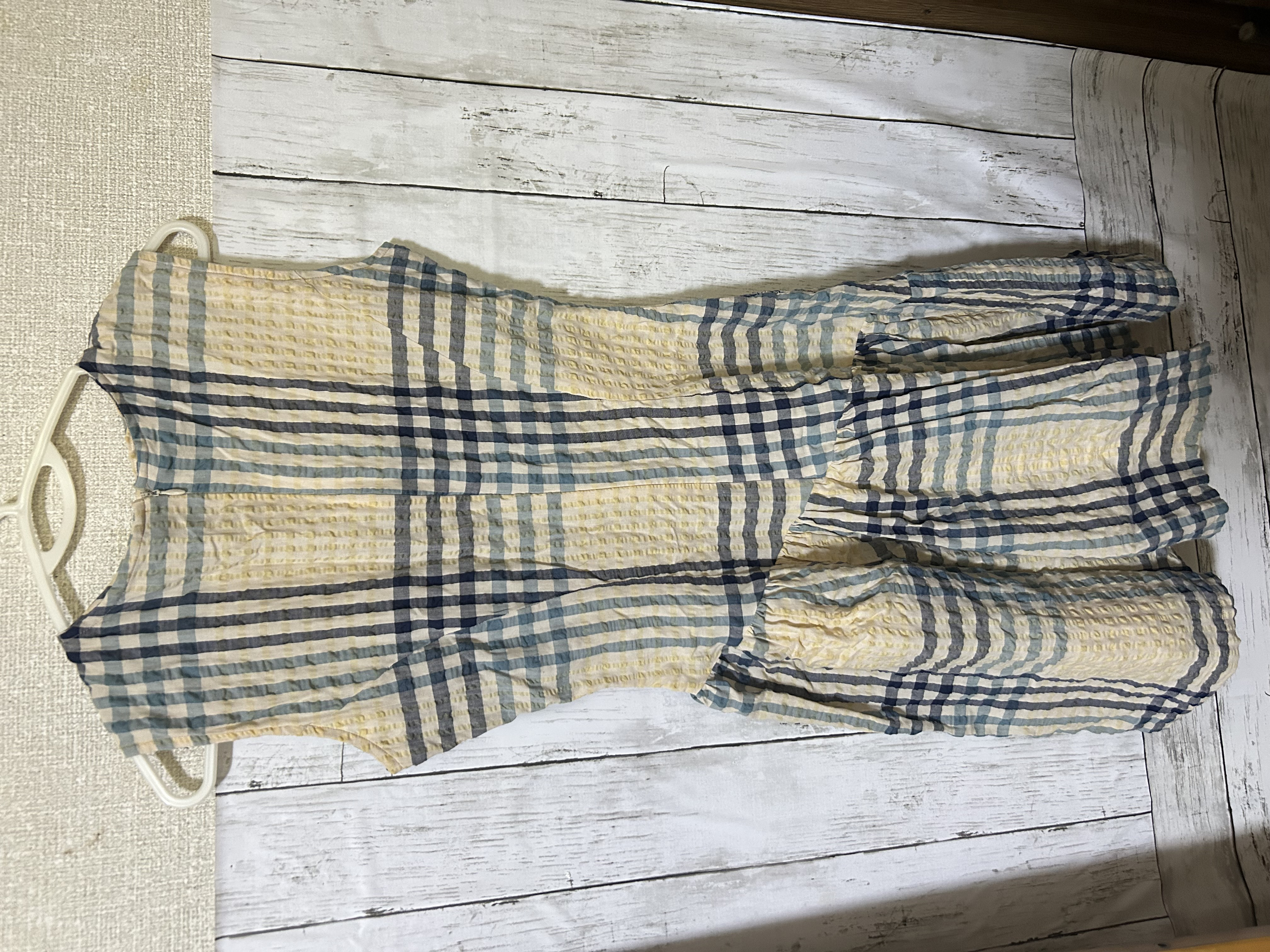 チェックチュニック