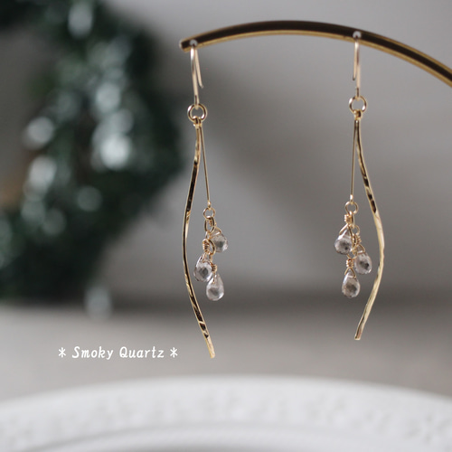 Creema限定 ポイントアップ】上品でレトロな宝石質スモーキークォーツ3