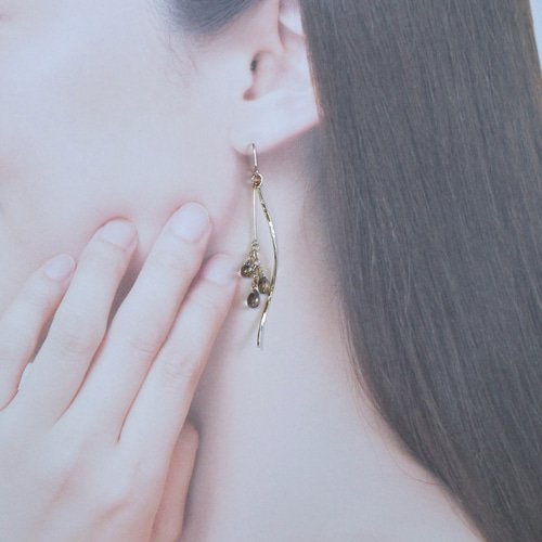 Creema限定 ポイントアップ】上品でレトロな宝石質スモーキークォーツ3