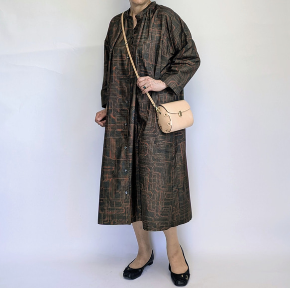 着物リメイクワンピースとジャケット 和洋折衷 着物 リメイク ワンピース ドレス 洗える 化繊 名古屋帯