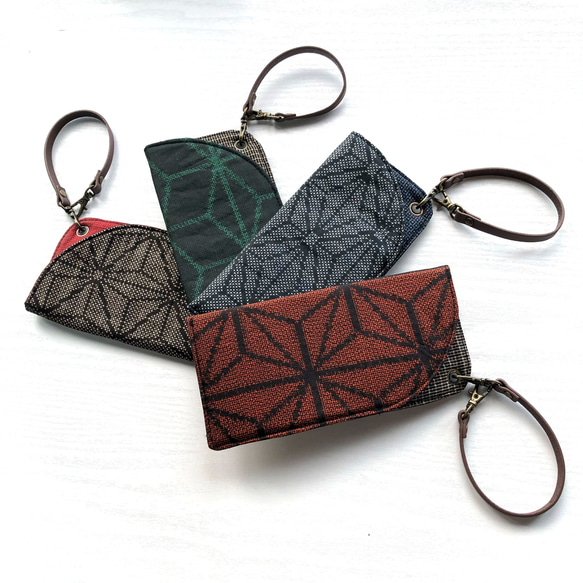 大島紬　和風デザイン メガネケース 大島紬 眼鏡ケース 和柄008 - 大島紬と和雑貨販売 薩摩美布屋