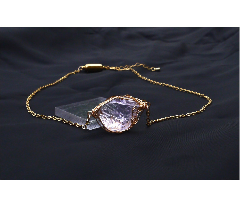 国産 雨塚山紫水晶 ペンダントトップ 14kgf＊