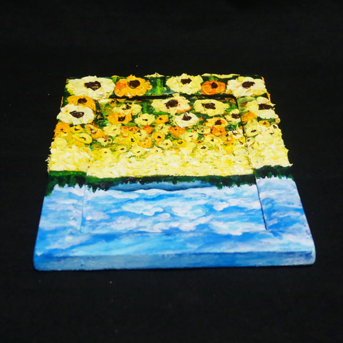 油絵 油彩 油彩画 絵 絵画 【ひまわり広場】ミニ絵画 油絵 油彩 油彩画 絵 絵画【ひまわり広場】ミニ絵画 絵画 HR