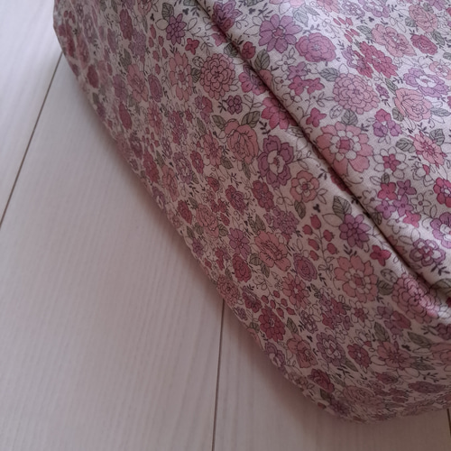 new! ポケットいっぱいマザーズバッグ♪ YUWAピンク 共布ショルダー紐