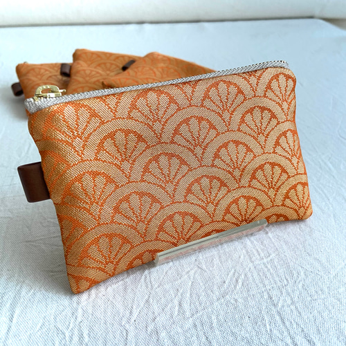 帯リメイク・ミニマルチポーチ/ミニ財布/ミニポーチ/カードケース