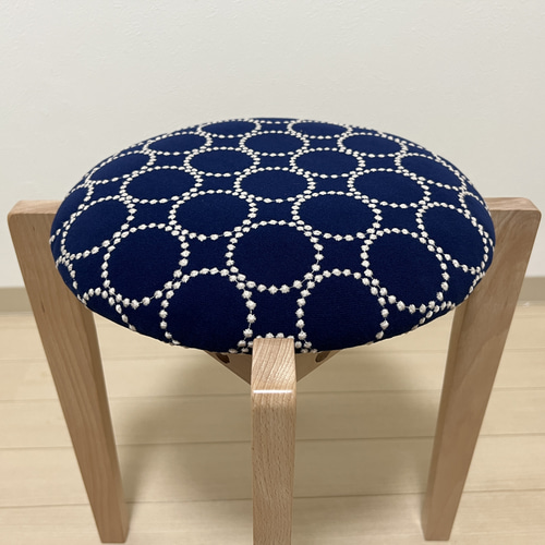 ミナペルホネン dop タンバリン 角脚 スツール 【ネイビー】スタッキング ミナペルホネン スツール タンバリン 角脚 【ネイビー/オレンジ】 椅子