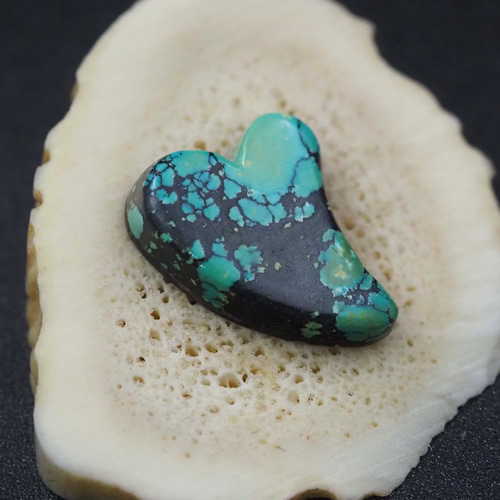 5,4ct Chinese Turquoise チャイニーズ ターコイズ ルース ハート CH
