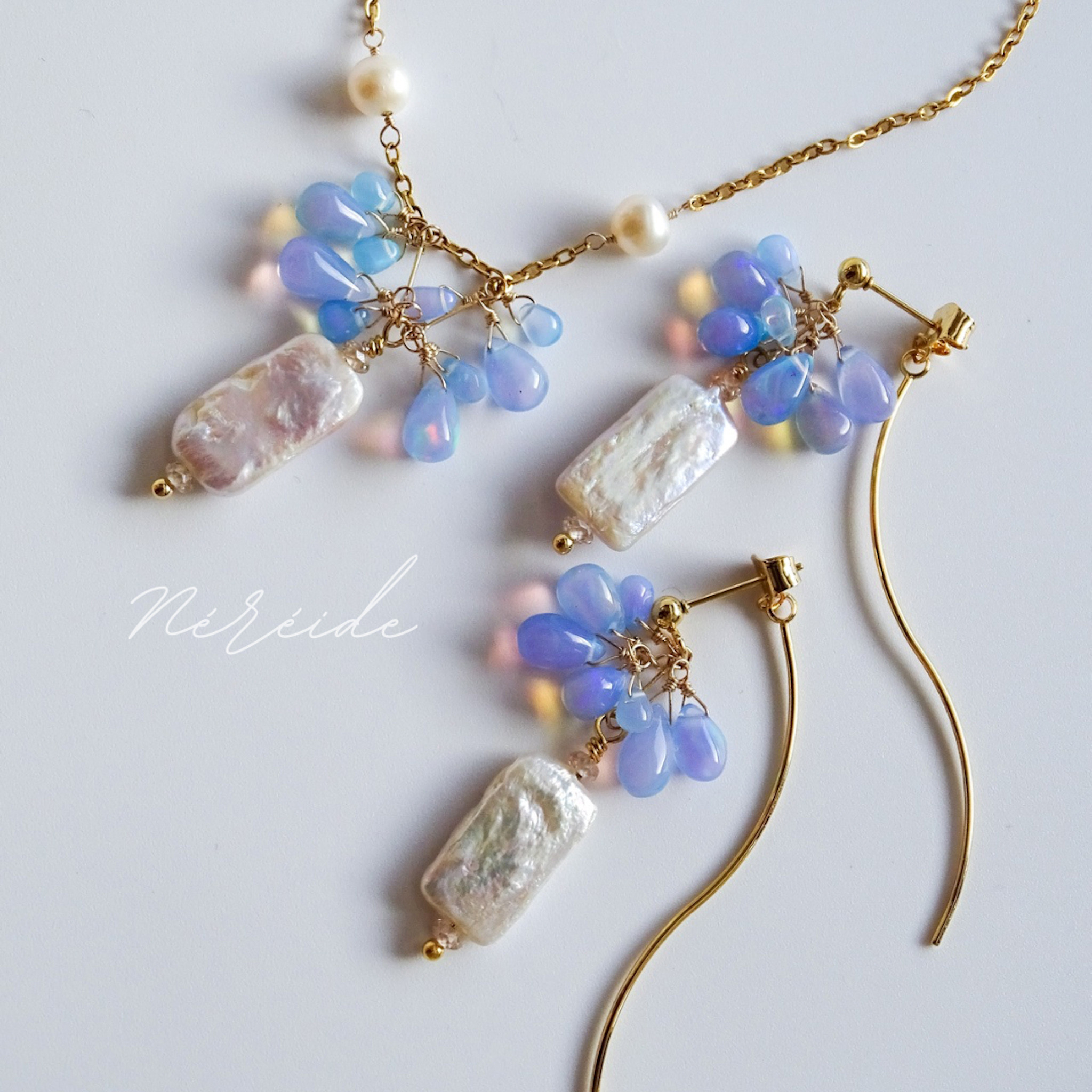 【ステンレス | 14kgf】Néréide ロングネックレス