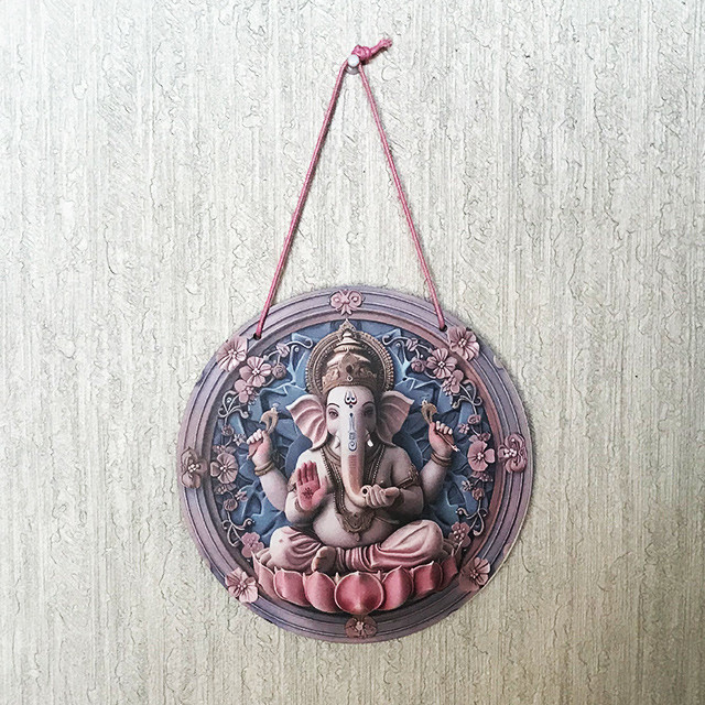 ガネーシャ★オールラウンド★魔法のオイル★最強のヤントラ★円柱形（大）★壁掛け用★オルゴナイト★パワースポット★送料無料