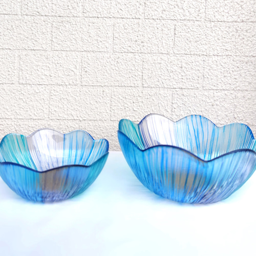 特集掲載】お花の形のガラスボウル・サラダボウル（Sサイズ） お椀