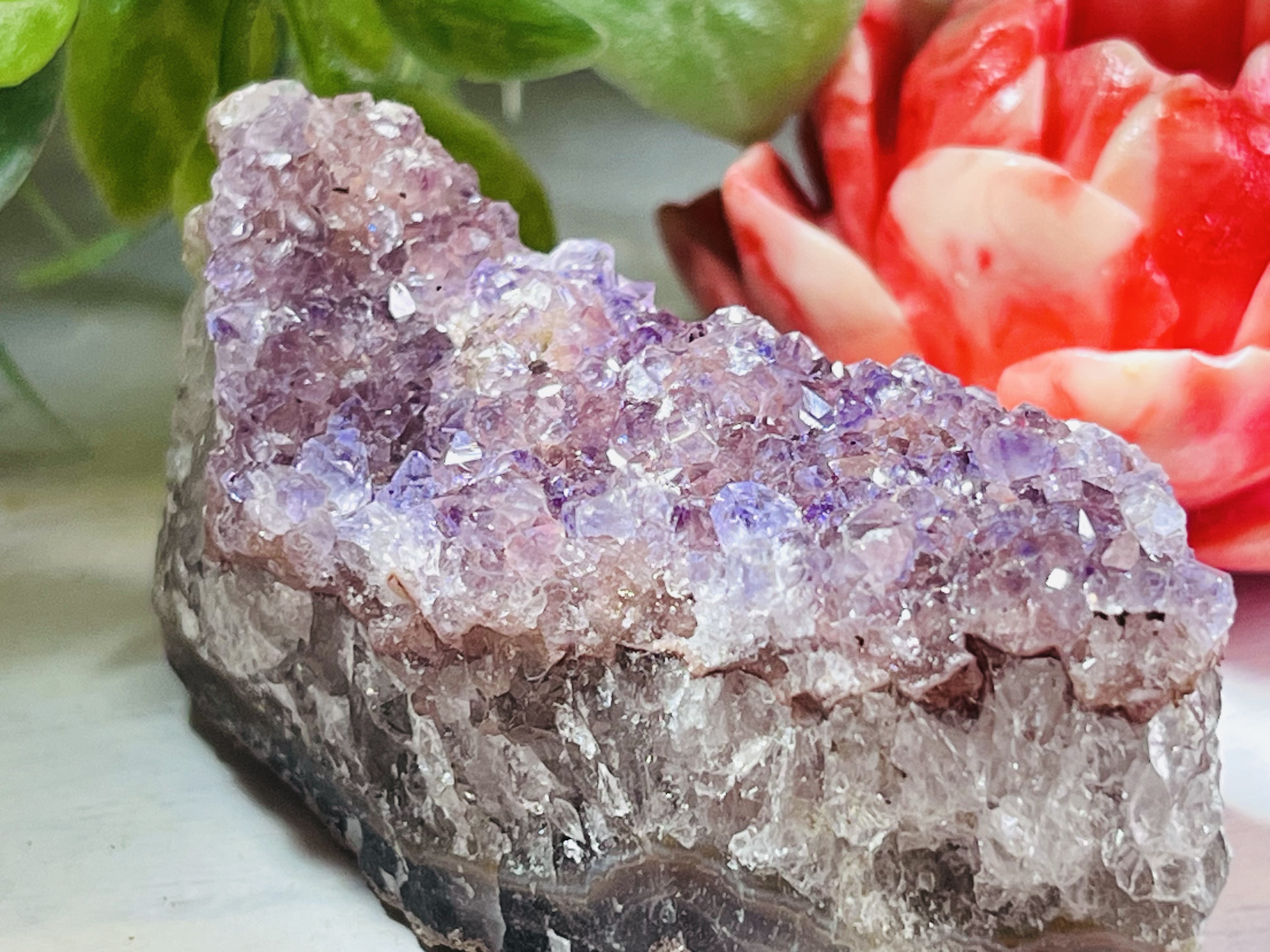 ギャラクシー☪︎⋆˚ アメジストオンクォーツ クラスター 　ドゥルージー 6,320円