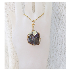 【最高品質】 天川村産レインボーガーネット ペンダントトップ 天川村産 レインボーガーネット 高品質クラスターペンダントトップ