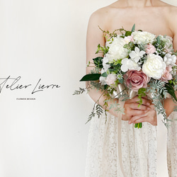 オーダーメイド】ウェディングブーケ&ブトニアセット 相談OK! 15000円