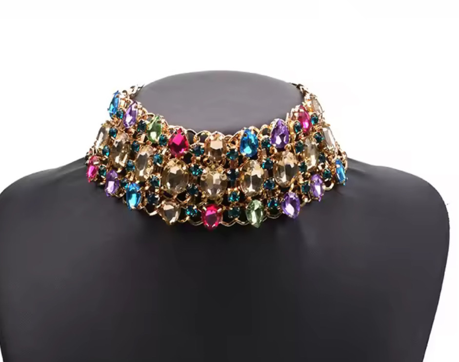 【身に纏うアート】チョーカー ネックレス ペンダント アクセサリー レディース