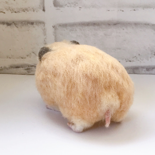 キンクマハムスター 羊毛フェルトマスコット 羊毛フェルト little