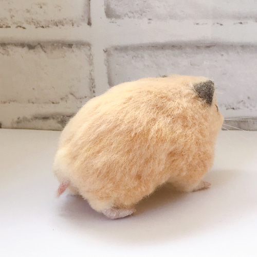 キンクマハムスター 羊毛フェルトマスコット 羊毛フェルト little