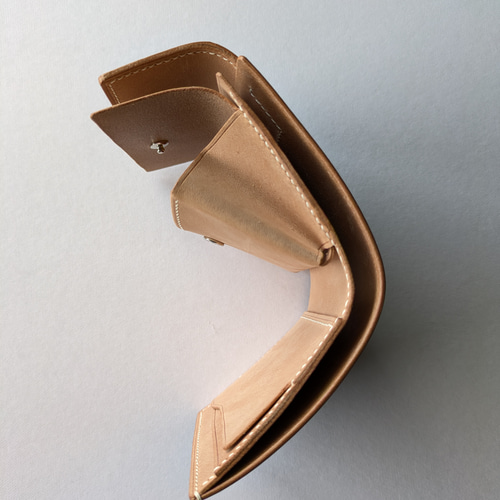 コンパクト財布 ロカド シェルコードバン 二つ折り 日本製 ミニ財布 ミニマル コンパクト財布 ロカド シェルコードバン 二つ折り 日本製 ミニ財布