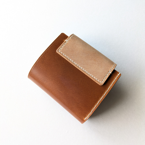 コードバン ミニウォレット ミニ財布 フラップ付き【ROCADO社シェル