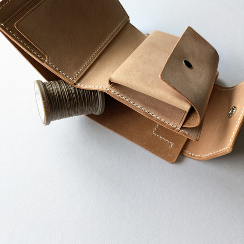 コードバン ミニウォレット ミニ財布 フラップ付き【ROCADO社シェル