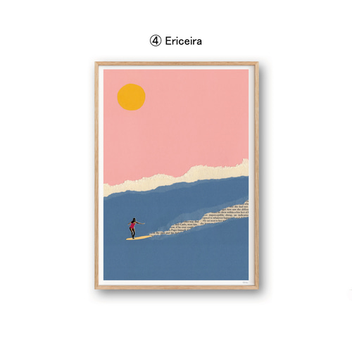 Ciel Glue コラージュアート｜50×70cm 】コラージュ｜古書