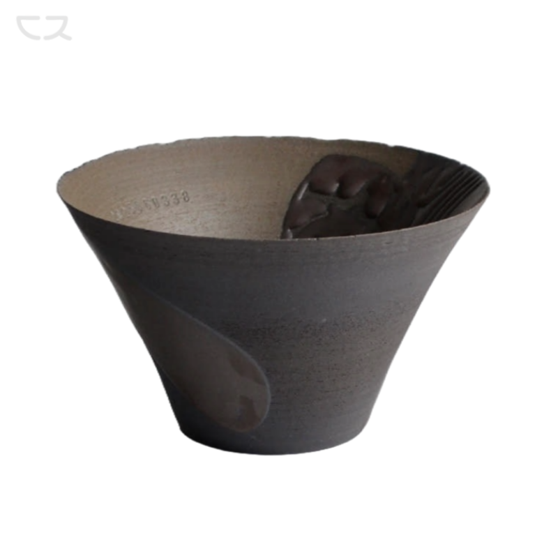 【新作】 base_black+brown  鉢 甕器鉢 甕器 オンギ 植木鉢 陶器鉢 陶磁器 塊根植物