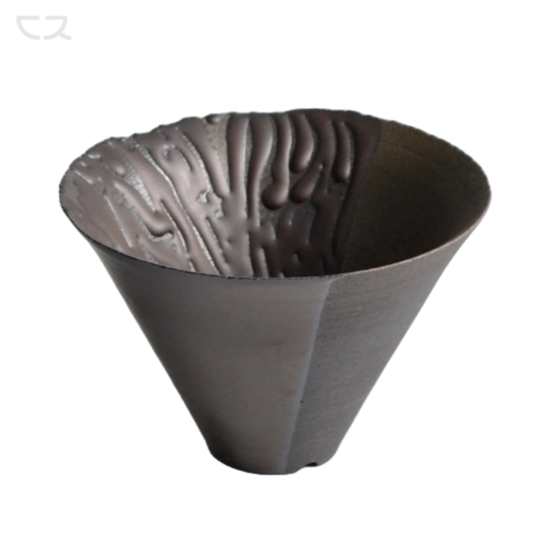 【新作】 base_black+brown  鉢 甕器鉢 甕器 オンギ 植木鉢 陶器鉢 陶磁器 塊根植物