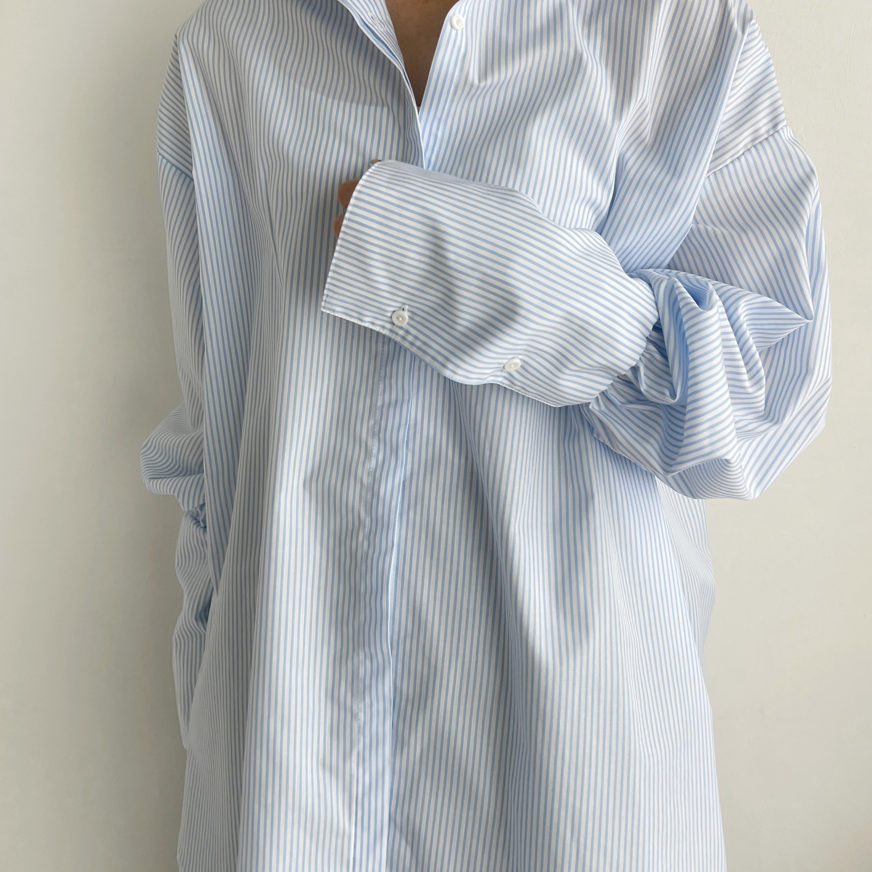 コンビニエンスシャツ(stripeblue)