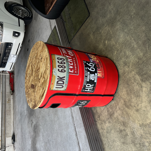 ドラム缶リメイクテーブル＆チェア 机・デスク SEA FLOWER 通販