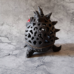 黒樹土鬼RedEye香炉15　塊根植物　多肉植物　盆栽　植木鉢　作家鉢　オブジェ　沖縄 4枚目の画像