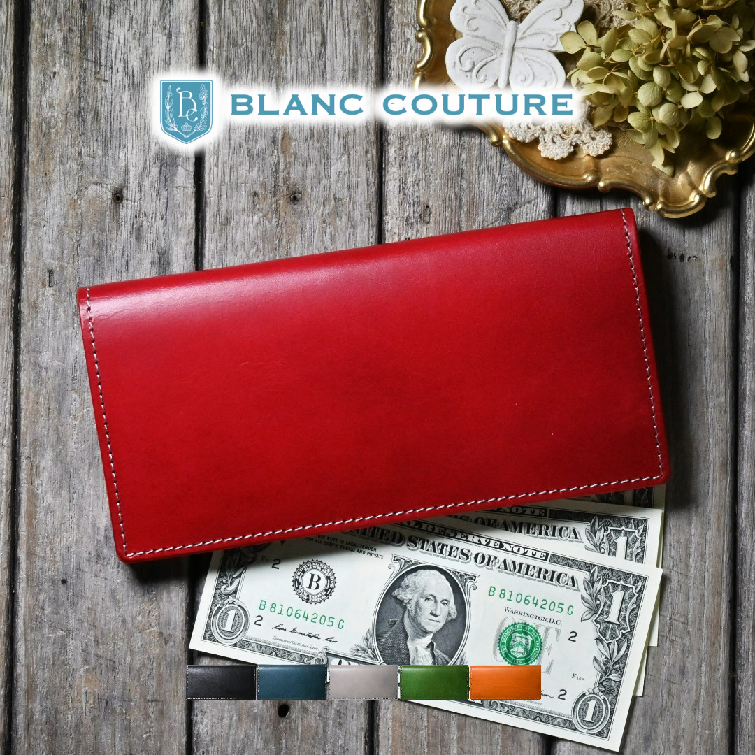 札入れ 小銭入れ無し 本革 長財布