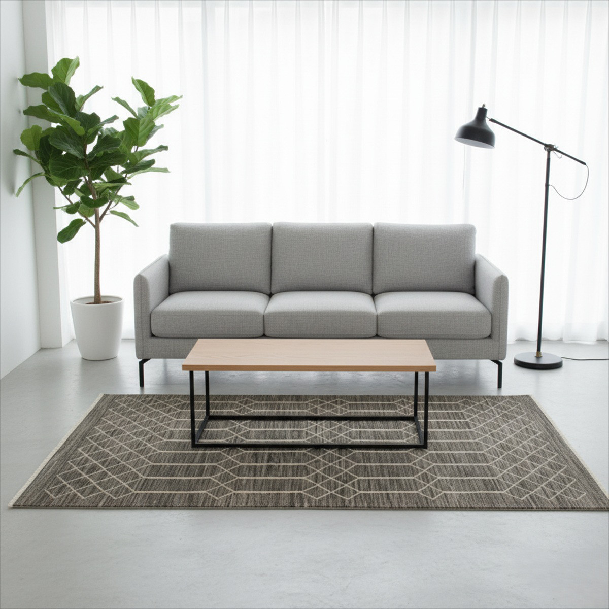 目玉品】四季を楽しむオールシーズンラグ　ガゼニ ギャッベ　176x122㎝　BP206