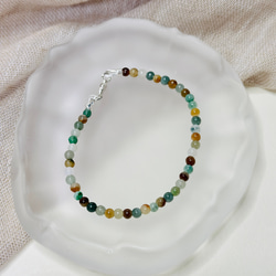 ミャンマー産天然本翡翠A貨 晴水氷種ブレスレット