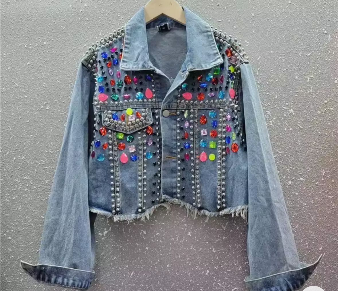 【身に纏うアート】ジャケット デニム レディース コート 気分が上がる ジャケット S〜L