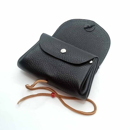 【専用です】本革レザーミニウォレットインディアン鹿革ブラウン牛革ゴローズ好きな方 専用です】本革レザーミニウォレットインディアン鹿革ブラウン