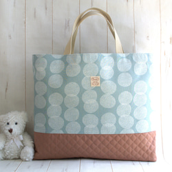 45×35さくらんぼの大きめレッスンバッグ おしゃれ 可愛い