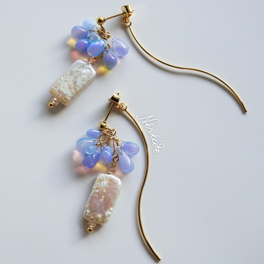 【サージカルステンレス | 14kgf】Néréide ピアス | イヤリング