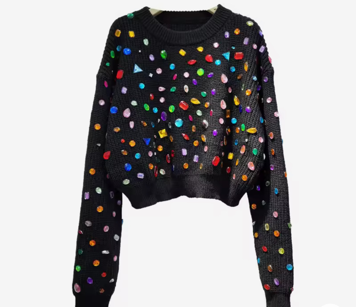 【身に纏うアート】ニットトップス レディース 長袖 冬服 気分が上がる洋服 シャツ 2色展開