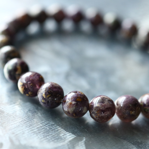 ☆プレミアムブレス☆レアストーン☆マトリックスパープルオパール：約