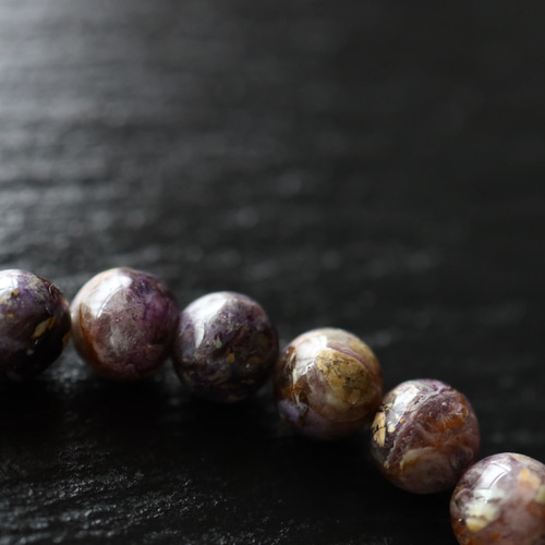 ☆プレミアムブレス☆レアストーン☆マトリックスパープルオパール：約