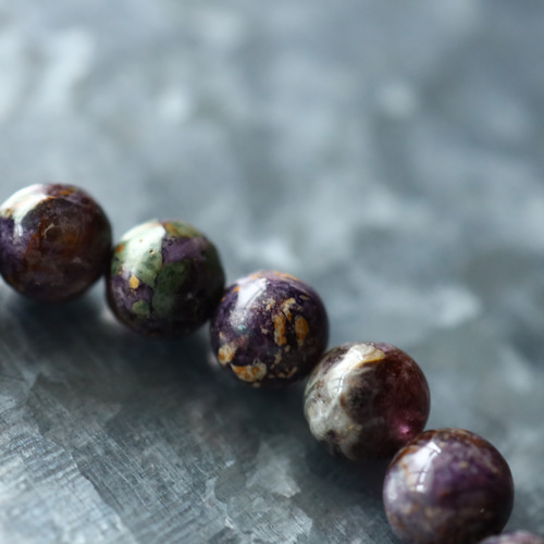 ☆プレミアムブレス☆レアストーン☆マトリックスパープルオパール：約