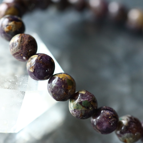 ☆プレミアムブレス☆レアストーン☆マトリックスパープルオパール：約