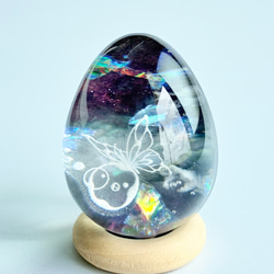 大人な色付け 空レジン 雫 2.8cm 雲レジン 空 レジンアクセサリー