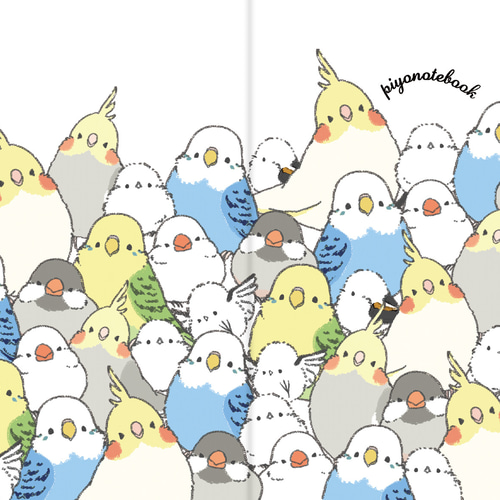 ❀ハンドメイドオーダー用 パネルサンプル❀インコ・シマエナガ ❀ハンドメイドオーダー用 パネルサンプル❀インコ・シマエナガ