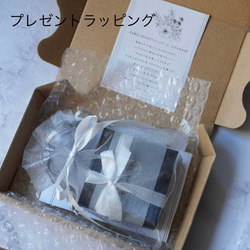 グリーンアベンチュリンとすずらんのピアス イヤリング  鈴蘭 金箔24k 鈴蘭 8枚目の画像