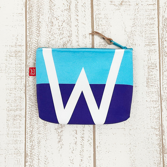 ワケありな逸品《送料無料》ふんわりミニポーチ 海 2枚目の画像