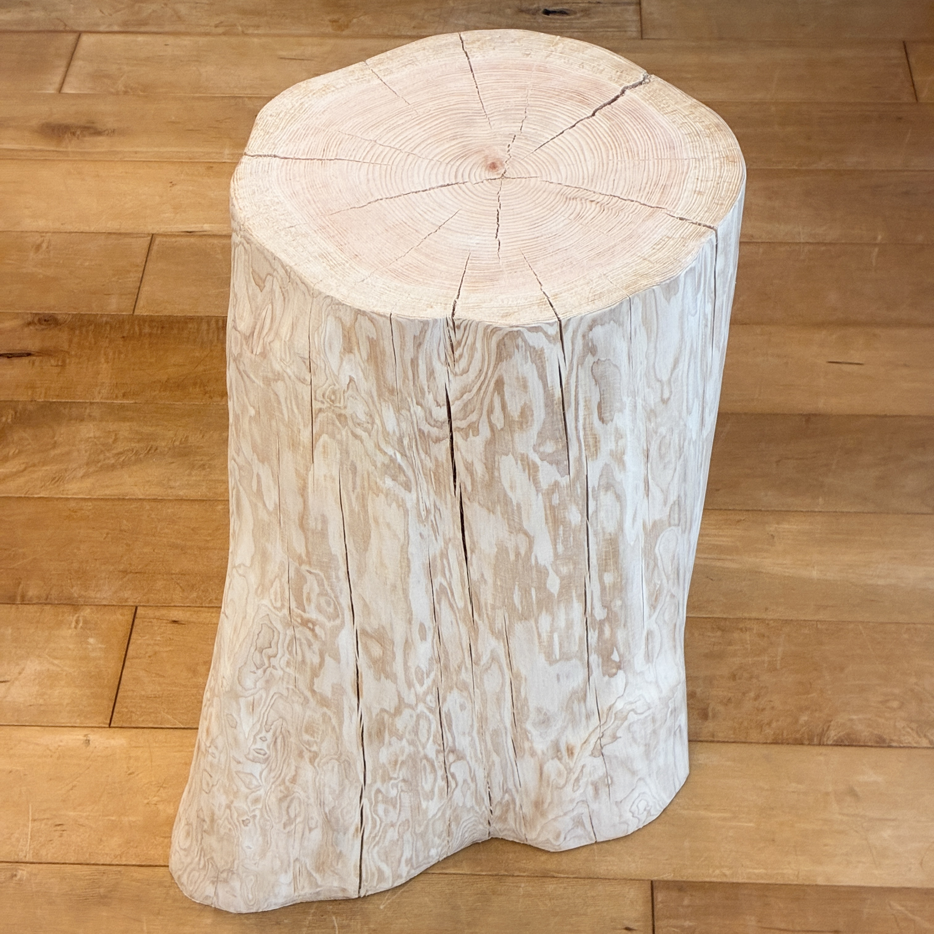 Hinoki  Wood  Stool  No.1362
