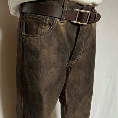 紳士用 製品染め熟成柿渋パンツ25055 13,838円