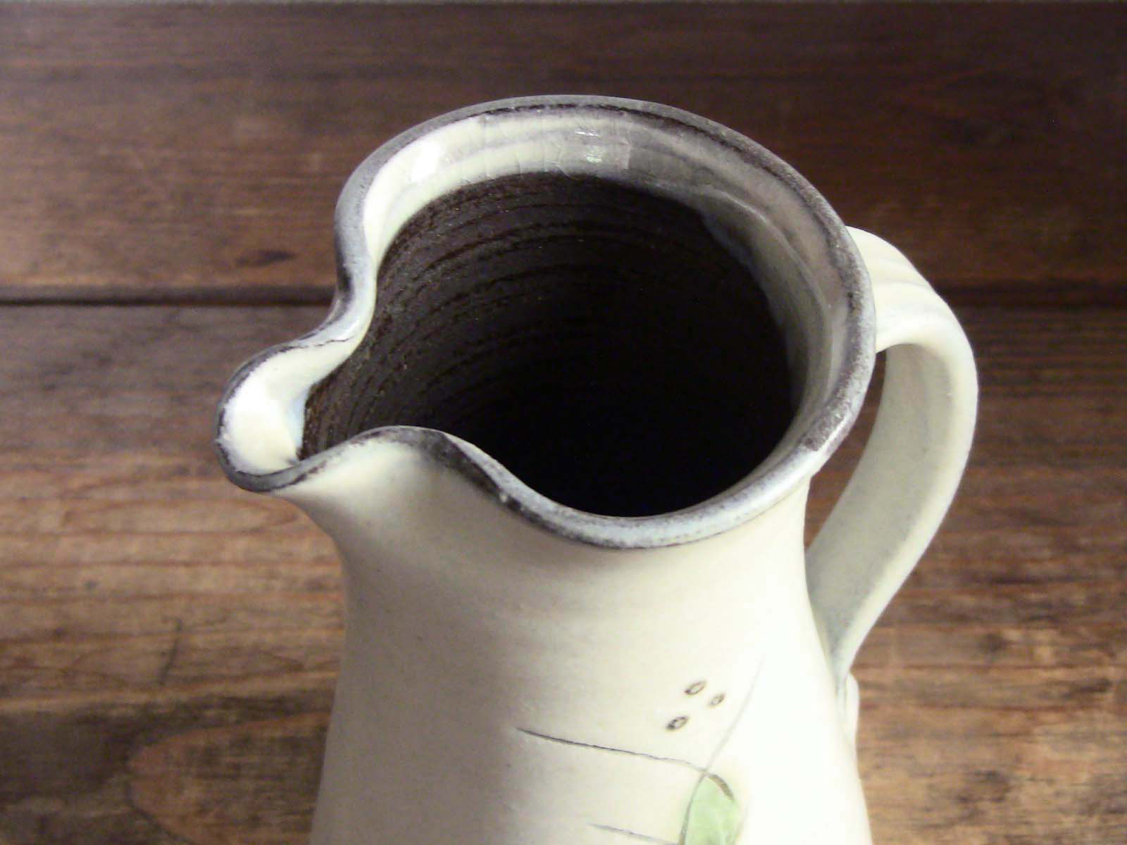 草花文ピッチャー（イッチン）15cm