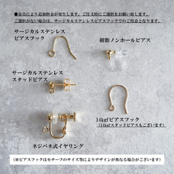 一番星のピアス・ターコイズ（ピアス／イヤリング）14kgf　サージカルステンレス 7枚目の画像