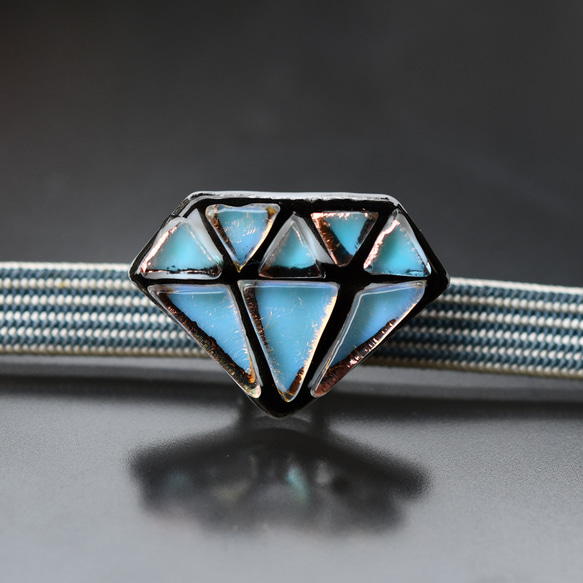 水晶帯留め　アンティーク　アクセサリー 水晶帯留めアンティークアクセサリー